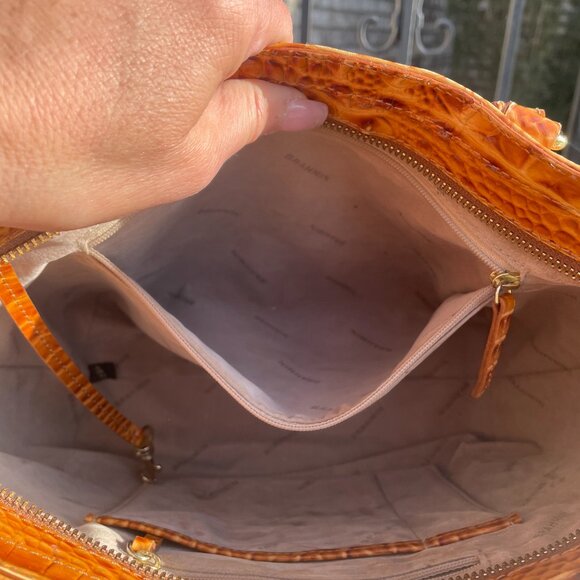 BRAHMIN MELBOURNE SATCHEL CROSSBODY Women's Shoulder Bag EUC - Picture 17 of 17